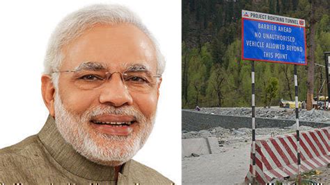 Atal Rohtang tunnel is the world's longest mountain tunnel, dedicated ...