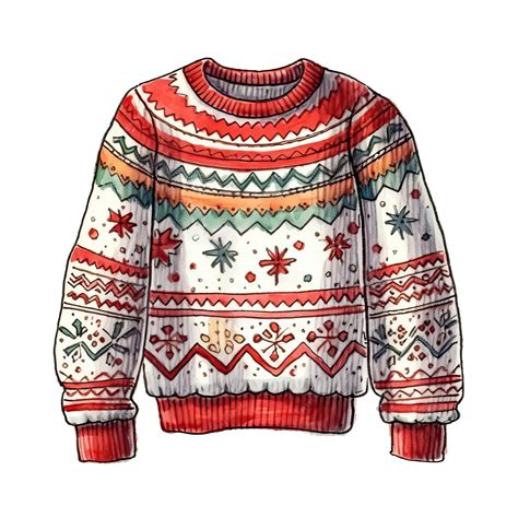 Premium Photo | Christmas jumper only the jumper sweater Clipart ...