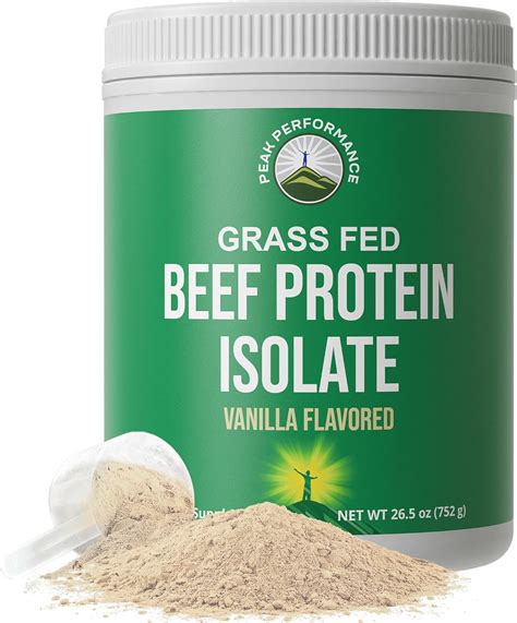 Amazon.com: Grass Fed Beef Protein Powder - Lactose Free Great Tasting ...