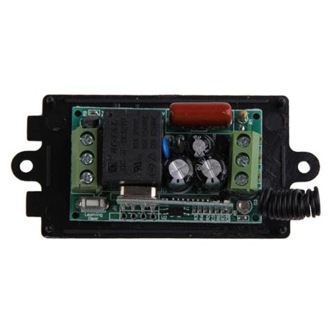 AC 220V 1CH Wireless Remote Control Receiver + 2 Buttons Waterproof Re ...