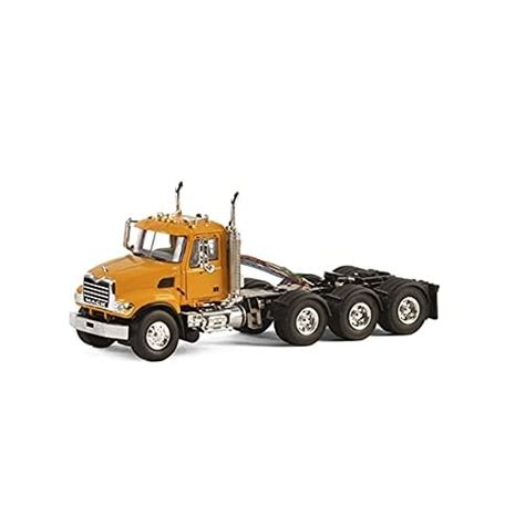 Buy Mack Granite 8X4 4 Axle Tractor Day Cab Yellow 150 Diecast Model by ...