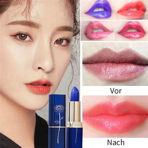 Color For Lipstick Color Changing Lipstick Blue Color Change Lipstick ...