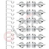 Buy GLOXY Antique Diamond Aluminium Curtain Bracket with Support 1 Inch ...