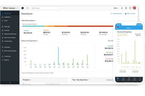 Zoho Analytics Invoice 的图像结果