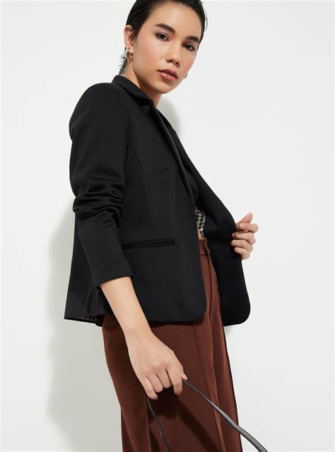 Buy URB_N Women Solid Open Front Blazer Online at just Rs. 1599.0 ...