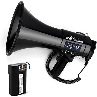 MyMealivos Bluetooth Megaphone with Siren Bullhorn India | Ubuy