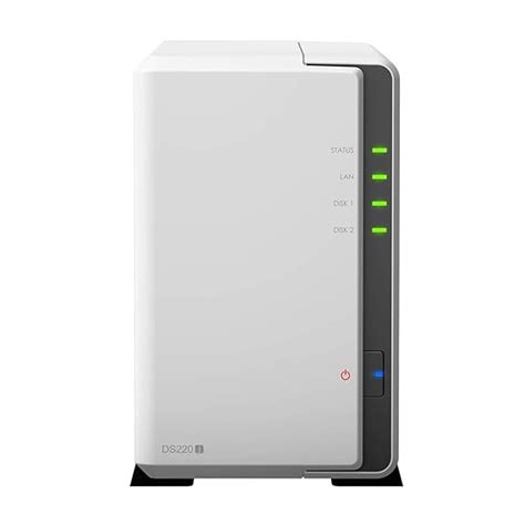 Synology DiskStation DS220j Network Attached Storage Drive (White ...