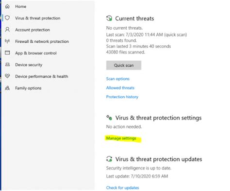 Image result for Windows Defender Exceptions