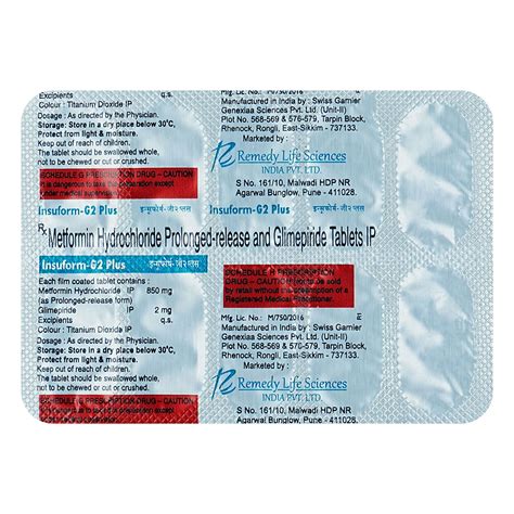 Insuform G2 Plus Tablet | Uses, Side Effects, Price | Apollo Pharmacy