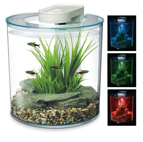 Buy Marina 360 Aquarium with Remote Control LED Lighting, Multi-colour ...