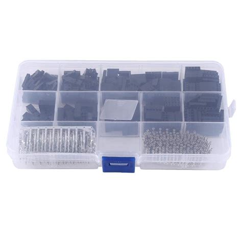 Housing Connectors, 610Pcs 2.54MM Practical Female Male Terminal Jumper ...