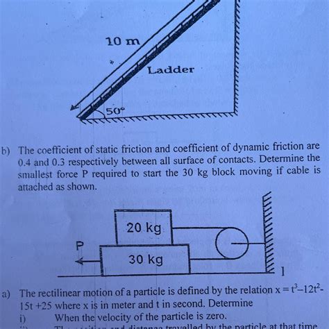 Coefficient Of Static Friction