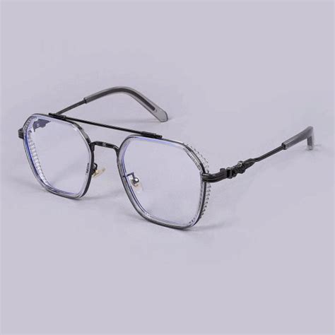 Double Beam Anti Blue Ray Glasses With Short Sighted Frame For Unisex ...