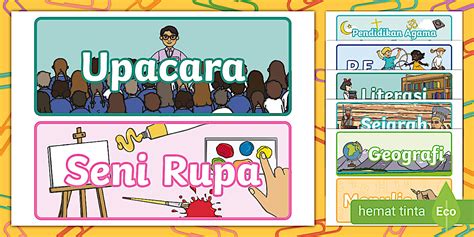 Label Mata Pelajaran Kurikulum Merdeka (teacher made)