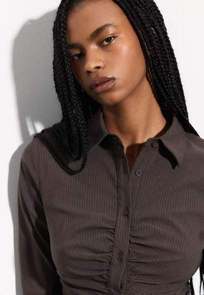 Chemisiers, Chemises Et Tops Marron Femme | Stradivarius France