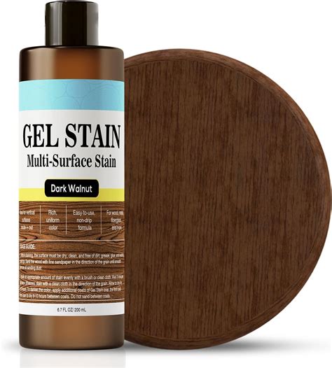 Water-Based Gel Stain - 200ml Gel Stains for Wood - Gel Wood Stain ...