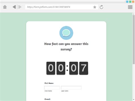 Image result for JS Add Timer to Form