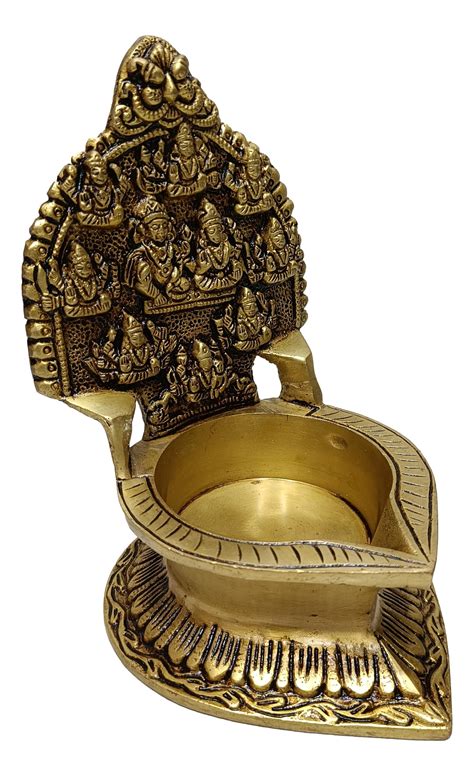 Ashtalakshmi With Kubera Lakshmi Brass Vilakku