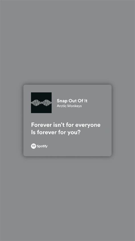 Arctic Monkeys - Snap Out of It Lyrics