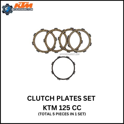 CLUTCH PLATES 125- DUKE/RC GEN1 & GEN 2 36JU0140 – MySpareMarket