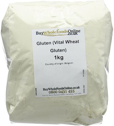 Buy Whole Foods Online Vital Wheat Gluten Flour, 1 kg : Amazon.co.uk ...