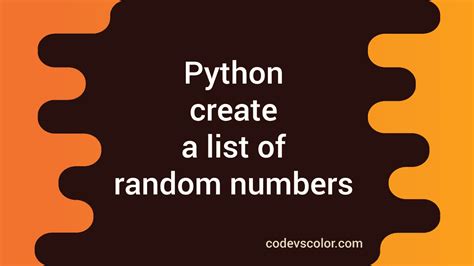 Image result for Python Random Using a List