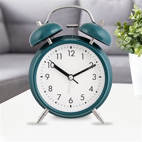 Buy Ikea Abstract Steel Alarm Analog Clock (Black, 20.8 X 12.7 X 10.4 ...