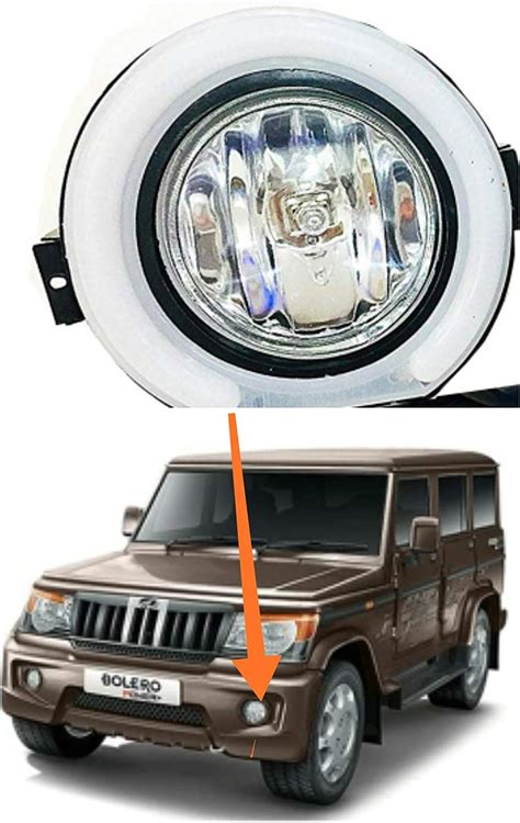 K D Fog Lamp Set for Mahindra Bolero With Bulb (Pair) New Model 2016 ...