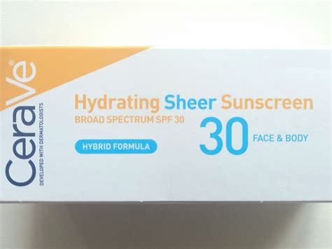 가볍고 촉촉한 선크림, 세라비 선크림 추천! 내돈내산 후기 CeraVe Hydrating Sheer Sunscreen