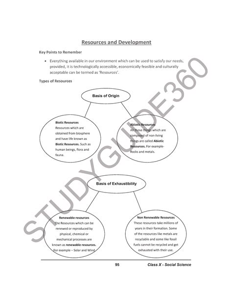 Resources and Development - Basis of Origin Basis of Exhaustibility ...