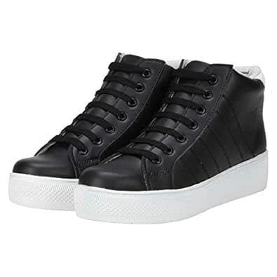 Buy Commander High Ankle Casual Modern Sneakers for Girls and Women ...