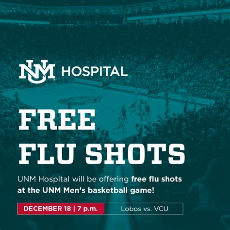 UNM Hospital to Provide Free Flu Shots at Lobo Men’s Basketball Game ...