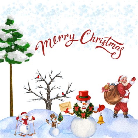 Animated Merry Christmas Wallpaper
