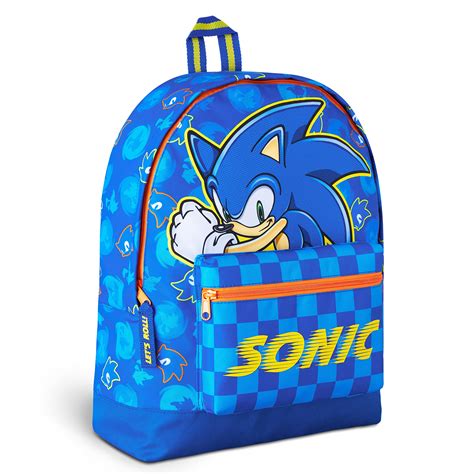 Amazon.com | Sonic The Hedgehog School Bag Kids Backpack for Boys Blue ...