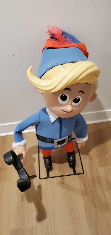 Rudolph the Red-Nosed Reindeer 3-ft Hermey the Elf Animatronic ...