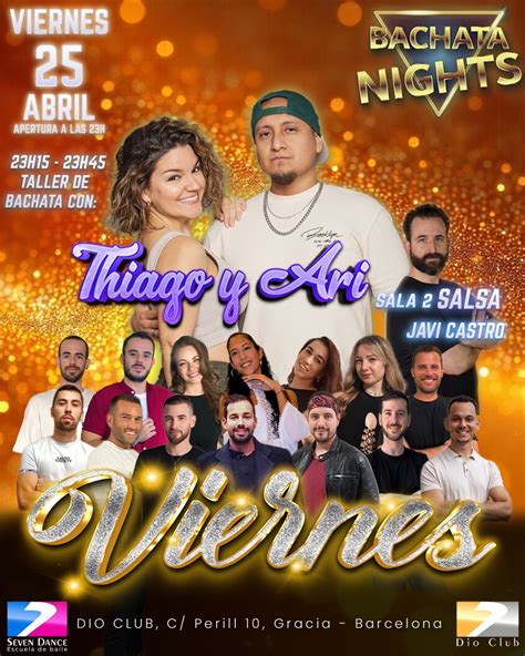 Viernes de Bachata Nights & Dio Club Salsa | Seven Dance - Escuela de ...
