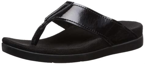 Buy Spenco Women's Hampton Sandal Flip-Flop, Black, 9 Medium US at ...