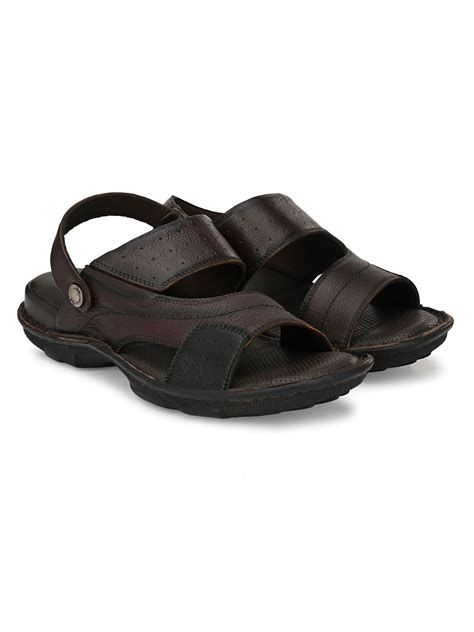 HITZ9247 Men's Totone Leather Daily Wear Slip-On Sandals – Hitz Shoes ...