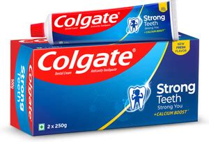 Colgate Strong Teeth Cavity Protection with Calcium Boost (Saver Pack ...