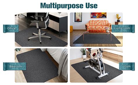 Office Chair Mat - for Hardwood Floors, Large Non-Slip Easy-Clean Floor ...