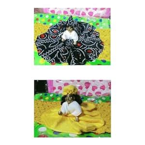 Traditional Indian Decorative Dress | Handcrafted Collectible | L [6.2 ...