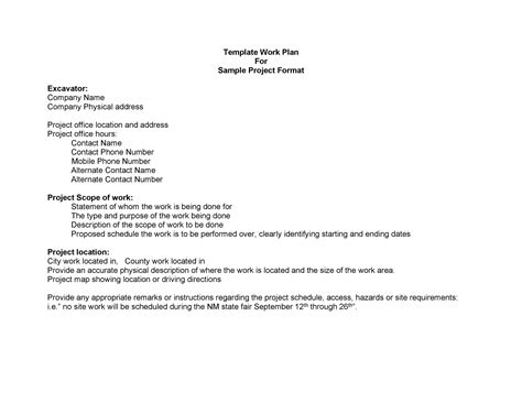 Image result for Sample Work Plan