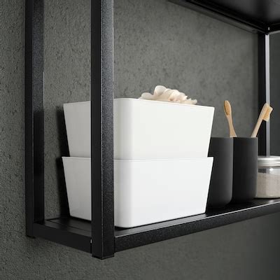 KUGGIS box with lid, white, 13x18x8 cm (5x7x3 ¼") - IKEA