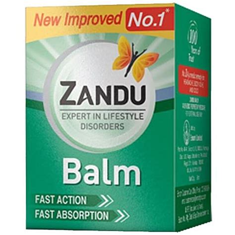 Buy Zandu Balm 8 ml Bottle Online at Best Price. of Rs 38.4 - bigbasket