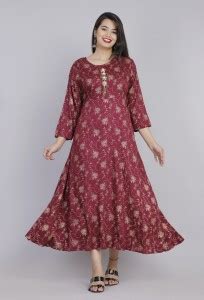 alphas Women Printed A-line Kurta - Buy alphas Women Printed A-line ...