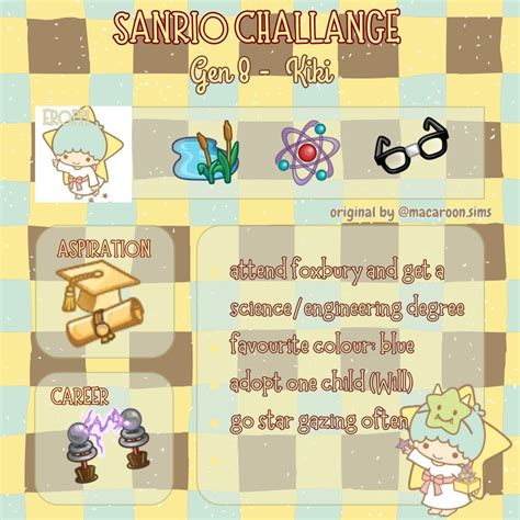 12 Ts4 sanrio challenge! ideas | sims 4 challenges, sims challenge ...