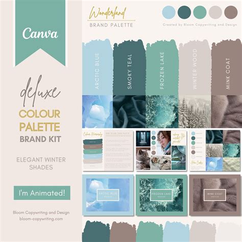 Designer Brand Palette Color Palette With Hex Codes Premium Business Branding Kit Canva Color ...