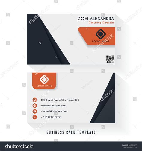 Clean Business Card Design 的图像结果