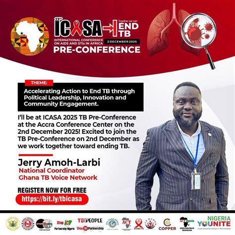 ICASA TB Pre-Conference, East Legon, Accra-Ghana, 2 December 2025 ...