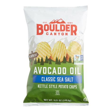 Boulder Canyon Avocado Oil Sea Salt Potato Chips - World Market